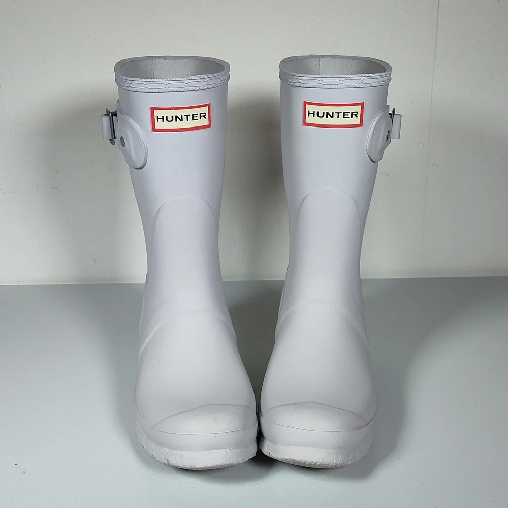 Hunter Women's Original Short Rain Boots in Gray‎ 5
